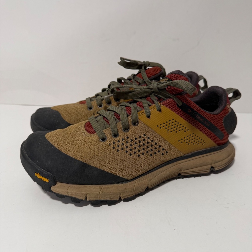 Danner Womens Trail 2650 Sneakers 7.5 Tan Rust Hiking Shoes Painted Hills